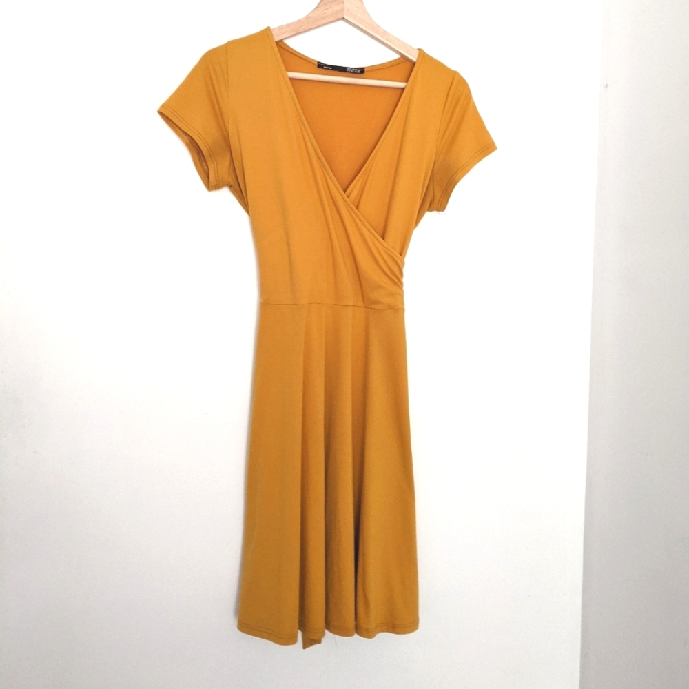 Simons v-neck midi dress